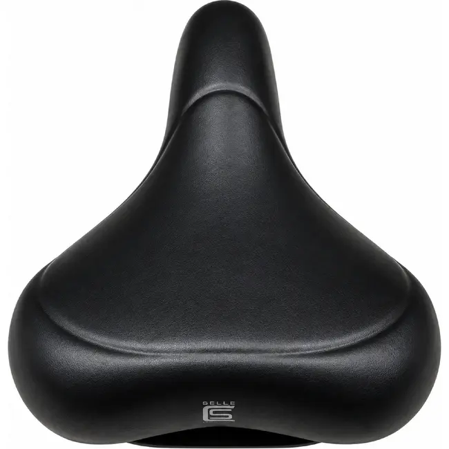 Selle Comfort Comfortabel fietszadel met handgreep - robuust en hufterproof ontwerp - ideaal voor verhuurfietsen