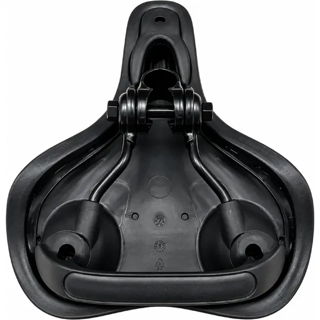 Selle Comfort Comfortabel fietszadel met handgreep - robuust en hufterproof ontwerp - ideaal voor verhuurfietsen
