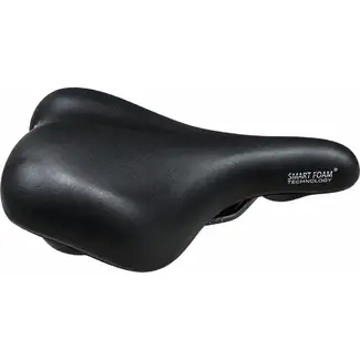 Selle Comfort Comfortabel fietszadel - Smartfoam technologie - Ergonomisch ontwerp - Zonder strop - Zwart