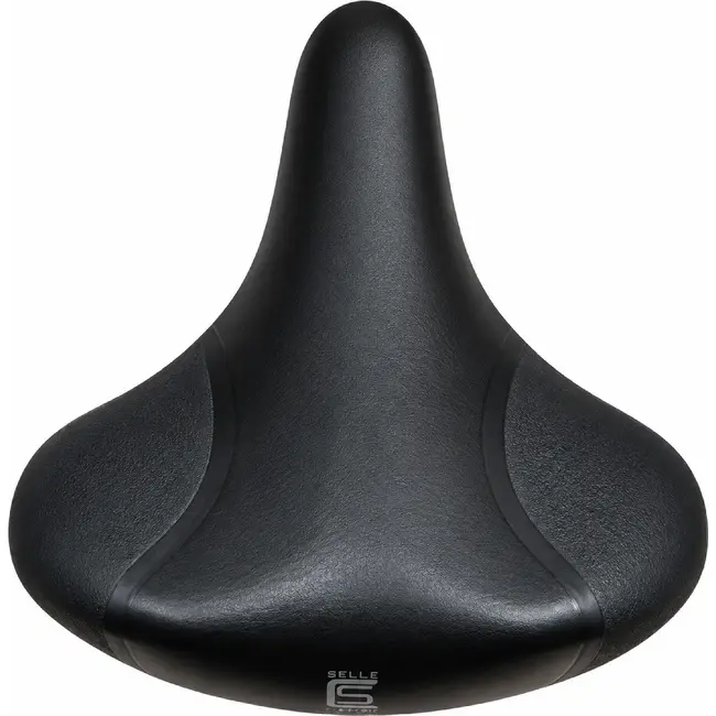 Selle Comfort Comfortabel fietszadel - ergonomisch ontwerp - hoekbescherming - unisex - zwart