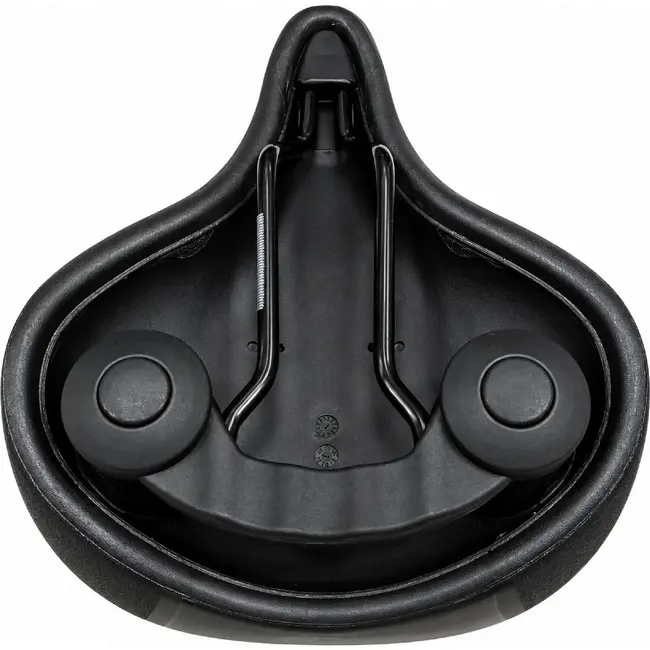 Selle Comfort Comfortabel fietszadel - ergonomisch ontwerp - hoekbescherming - unisex - zwart