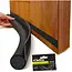 Keltin Tochtstopper deur met klittenband - zwart schuim - 96 cm lang