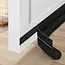 Keltin Tochtstopper deur met klittenband - zwart schuim - 96 cm lang