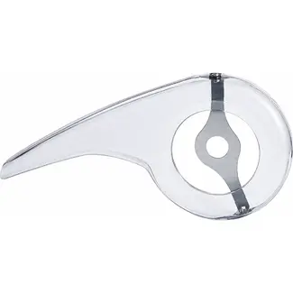 Hesling Transparant kettingscherm - 38 tanden - kunststof - 51 cm - inclusief bevestigingsbeugel