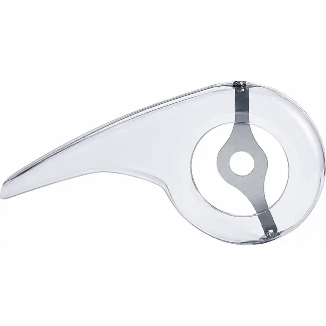 Hesling Transparant kettingscherm - 38 tanden - kunststof - 51 cm - inclusief bevestigingsbeugel