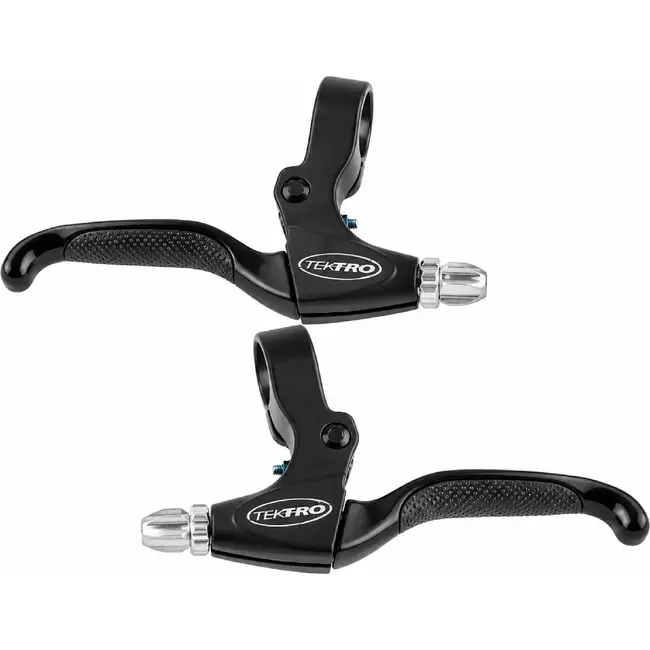 Tektro V-brake remgreepset - ergonomisch - 4-vinger ontwerp - zwart - links en rechts