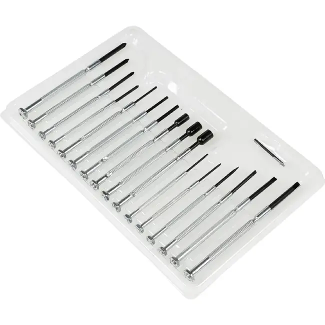 Benson 16-delige precisie schroevendraaierset - veelzijdig - voor fijn werk - ideaal voor elektronica