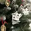 Ruhhy Houten Kerstballen – 20 stuks, Wit, Breukbestendig – Perfect voor Kerstboomdecoratie