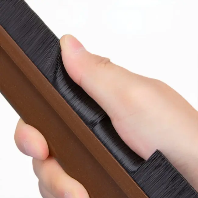 Keltin Zelfklevende borstelstrip 100 cm wit voor deuren en kieren