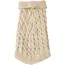 Purlov gebreide hondentrui beige S voor kleine honden