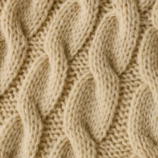 Purlov gebreide hondentrui beige S voor kleine honden