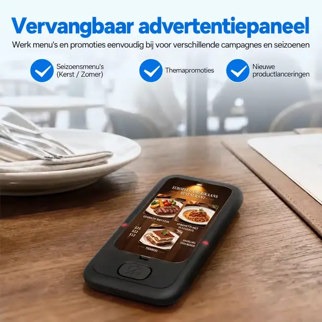 Retekess TD173S Oproepsysteem met 10 pagers, 500 m buitenbereik en 7 instelbare oproepmodi