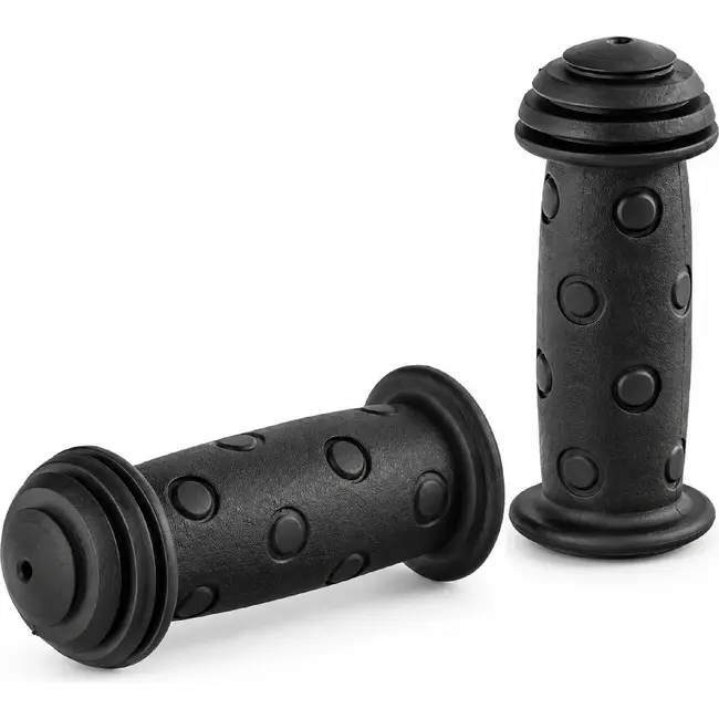 Widek Kinderhandvatten zwart - set van 6 - 100 mm - veilige grip - voor kinderfietsen