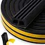 Keltin Zelfklevende EPDM afdichting E-profiel 15 x 8 mm zwart voor ramen, deuren en kozijnen - rol 100 m