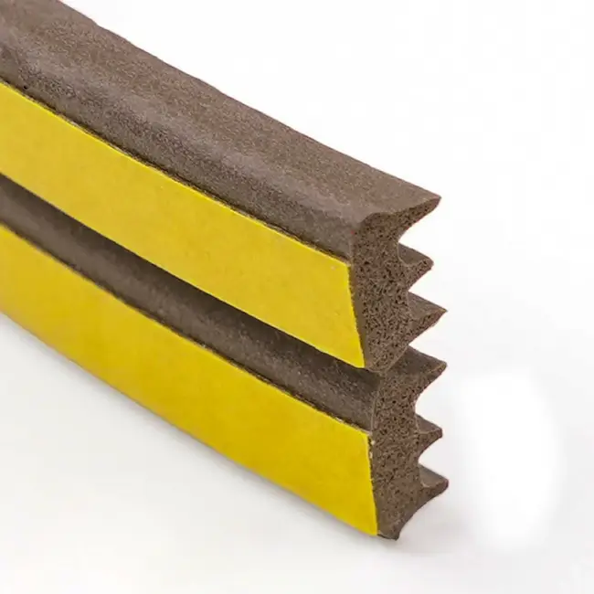 Keltin Zelfklevende EPDM afdichting E-profiel 9 x 4 mm wit 150 m