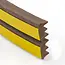 Keltin Zelfklevende EPDM afdichting E-profiel 9 x 4 mm wit 150 m