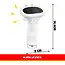 Kruzzel Digitale kindermicroscoop 1000x met 2 inch IPS-scherm, 8 LED's en 2 MP camera voor kinderen