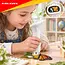 Kruzzel Digitale kindermicroscoop 1000x met 2 inch IPS-scherm, 8 LED's en 2 MP camera voor kinderen