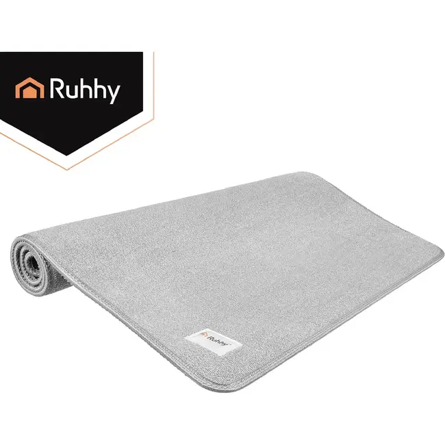 Ruhhy Beschermmat voor stoel - 100 x 150 cm - antislip PU-onderkant - randen die niet rafelen