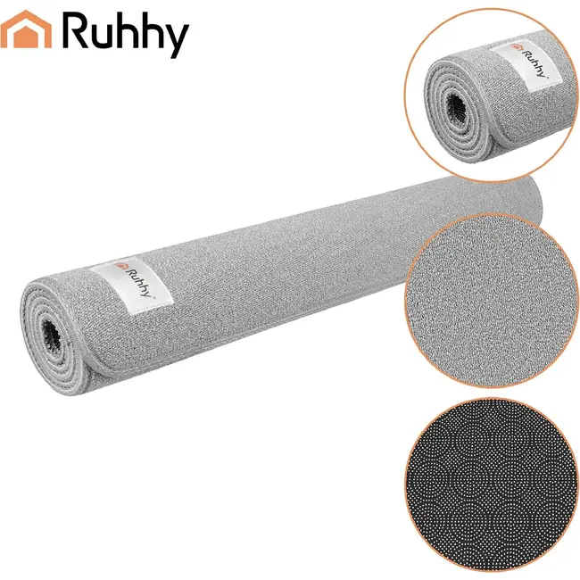 Ruhhy Beschermmat voor stoel - 100 x 150 cm - antislip PU-onderkant - randen die niet rafelen