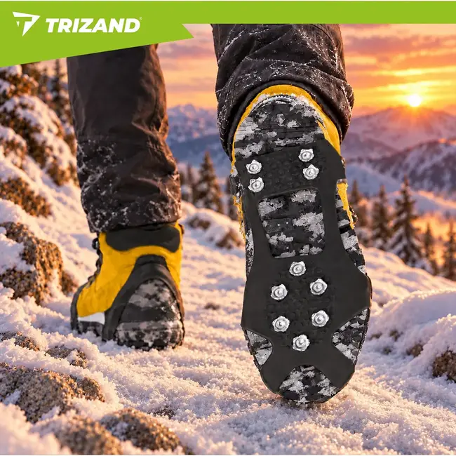 Trizand Schoenspikes XL - antislip voor sneeuw en ijs - maat 45-48 - 1 paar