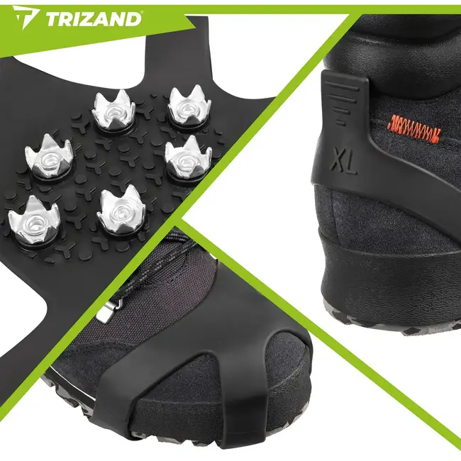 Trizand Schoenspikes XL - antislip voor sneeuw en ijs - maat 45-48 - 1 paar