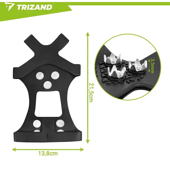 Trizand Schoenspikes L - antislip voor sneeuw en ijs - maat 40-44 - 1 paar