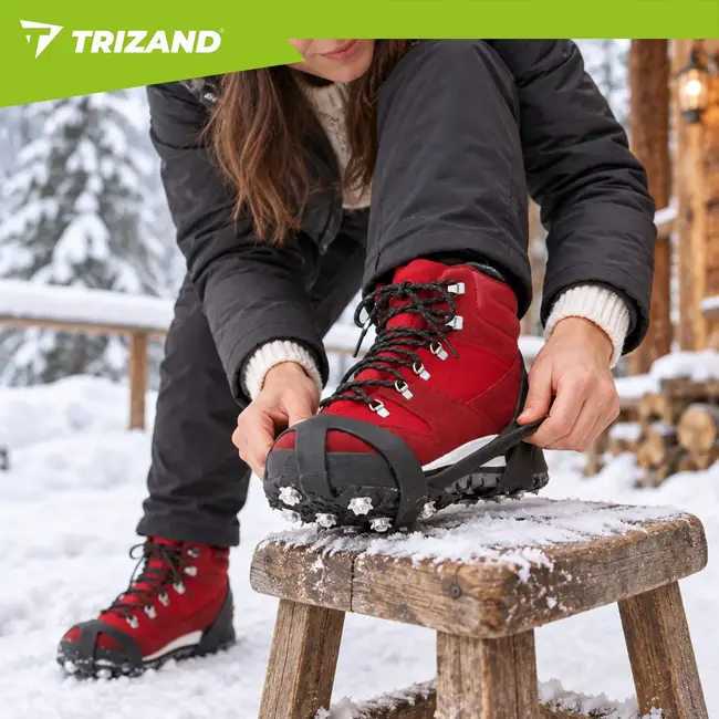 Trizand Schoenspikes L - antislip voor sneeuw en ijs - maat 40-44 - 1 paar