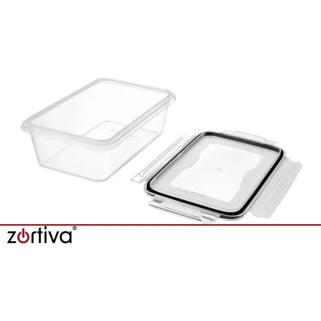 Zortiva Voedselbakjes set van 12 - BPA-vrij - 5 inhoudsmaten - voor magnetron, vriezer en vaatwasser