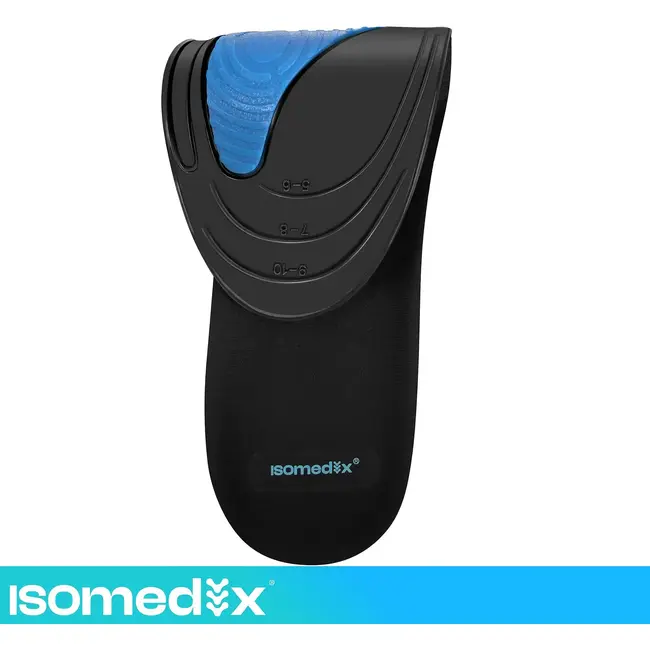 Isomedix Gel-inlegzolen maat 37-42 - voetboogondersteuning - op maat te knippen - wasbaar - 1 paar