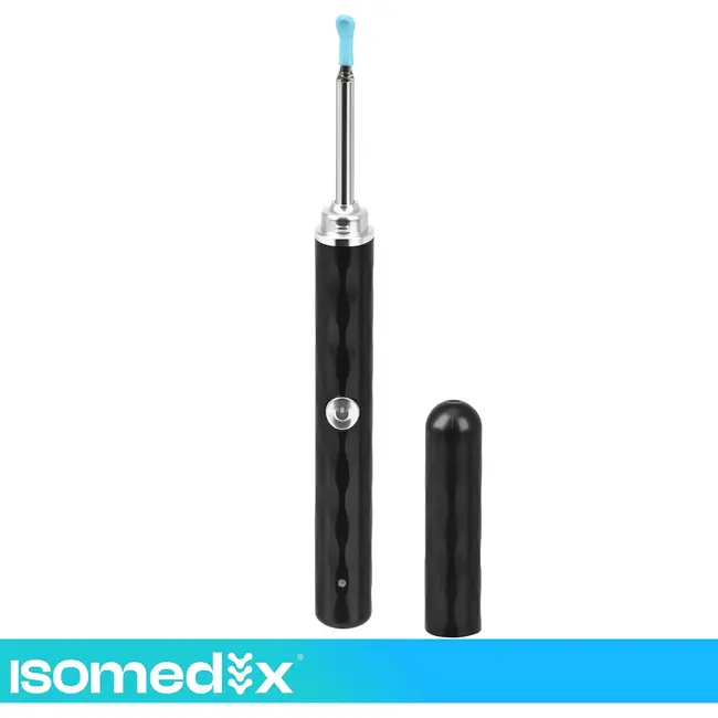 Isomedix Otoscoop met camera en wifi, LED-verlichting, EarVision-app en 14-delige set voor bekijken en reinigen van de oren