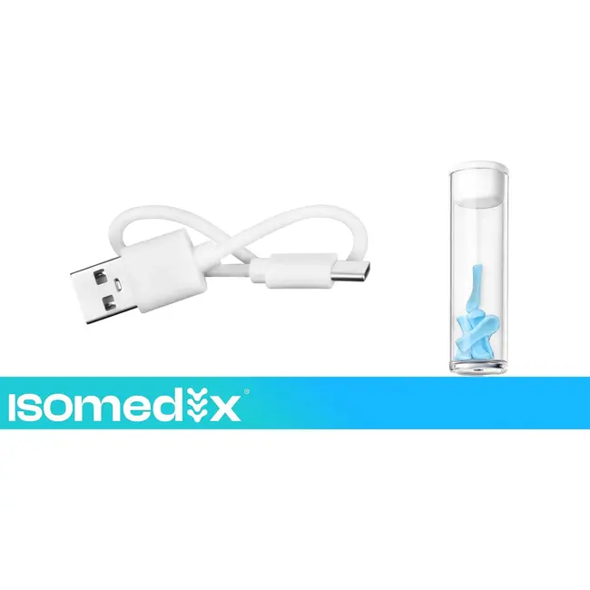 Isomedix Otoscoop met camera en wifi, LED-verlichting, EarVision-app en 14-delige set voor bekijken en reinigen van de oren