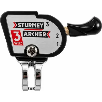 Sturmey Archer 3-speed duimversteller - klassiek ontwerp - staal - 65 gram - geschikt voor interne naafversnellingen