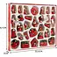 Ruhhy Set van 30 Houten Kersthangers - Rustieke Kerstboom Versieringen