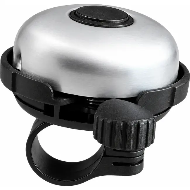 Falkx Aluminium fietsbel zilver - duurzaam en lichtgewicht - diameter >30mm