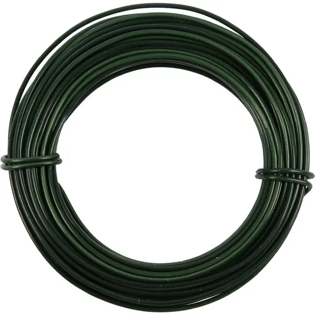 Talen Tools Spandraad Geplastificeerd 15m x 2mm - Veilige en Subtiele Afrastering