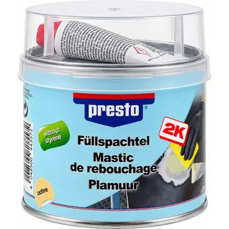 Presto Polyesterplamuur - met minerale vulstoffen - 1 kilo - veelzijdig gebruik