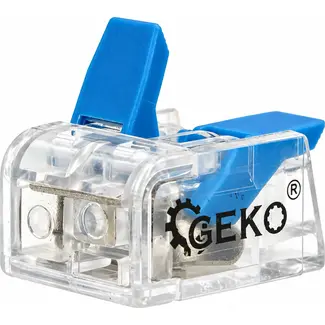 GEKO Elektrische snelkoppeling - 2 terminals - Transparant - 10 stuks - 0,2-4 mm²