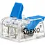 GEKO Elektrische snelkoppeling - 2 terminals - Transparant - 10 stuks - 0,2-4 mm²