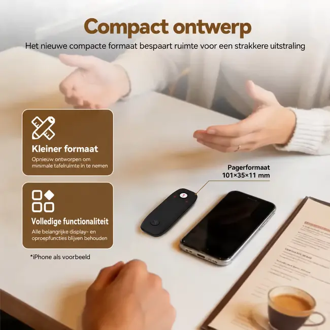 Retekess Restaurant oproepsysteem TD175M met 40 pagers, 7 meldstanden en magnetisch laadstation voor horeca