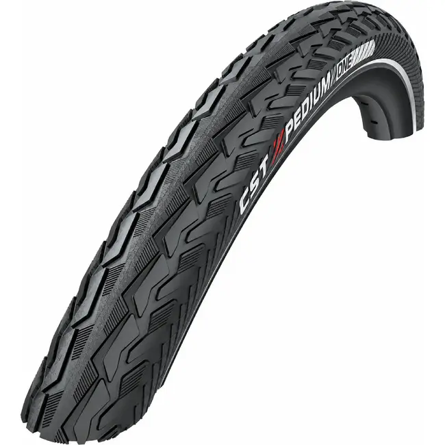 CST Hybride fietsband - anti-lek - reflecterend - 28x1.50 - zwart