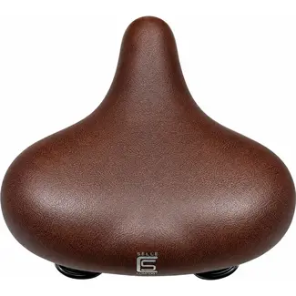 Selle Comfort Retro fietszadel - bruin - comfort en duurzaamheid - hangveren - vacuum gesealed