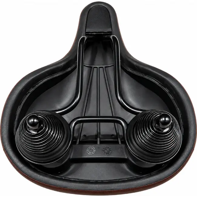 Selle Comfort Retro fietszadel - bruin - comfort en duurzaamheid - hangveren - vacuum gesealed