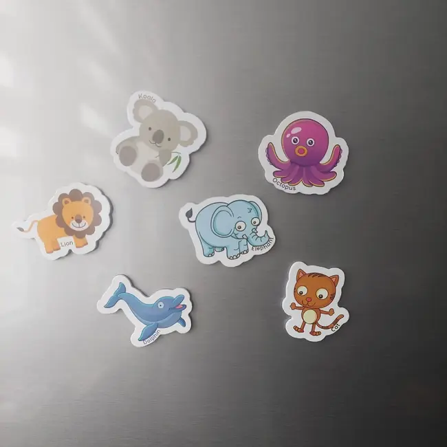 Kruzzel Magnetische Dieren: 40 Kleurrijke Educatieve Magneten