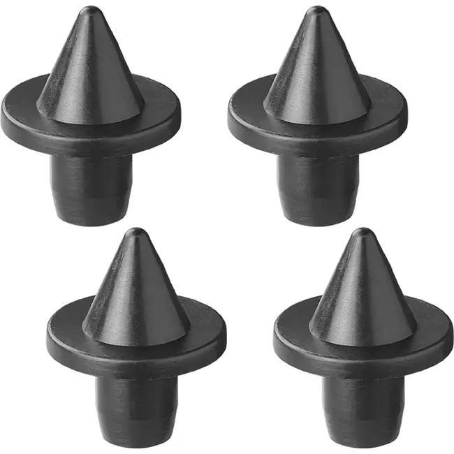 ProPlus Puntdoppen - Kunststof - Ø 22 mm - Zwart - 4 stuks