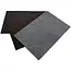 Intrada Nederland Dubbel geribbelde deurmat - antraciet - antislip - 40 x 60 cm
