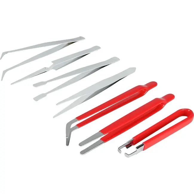 Benson Pincet Set - 7 Delig - Precisiewerk - Comfortabele Grip - Hoge Kwaliteit