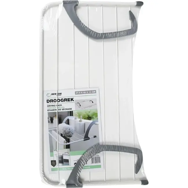 Benson Ophangbaar droogrek - inklapbaar - ruimtebesparend - 67,5 x 40 x 13 cm