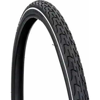 Deli tire Buitenband met reflectiestreep - 28 inch - Zwart - Duurzaam en veelzijdig