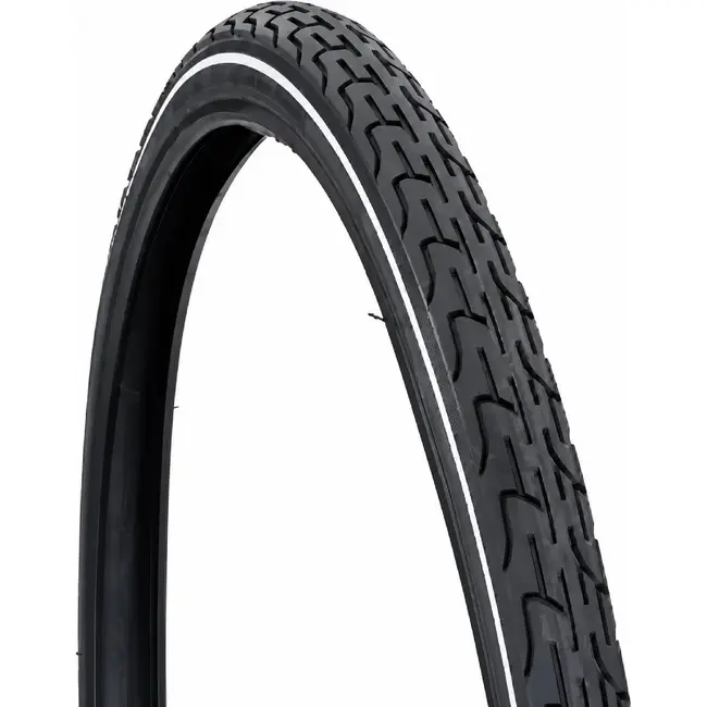 Deli tire Buitenband met reflectiestreep - 28 inch - Zwart - Duurzaam en veelzijdig